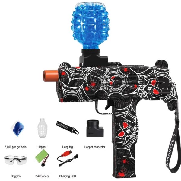 Uzi Electric Gel Blaster + 5,000 Beads