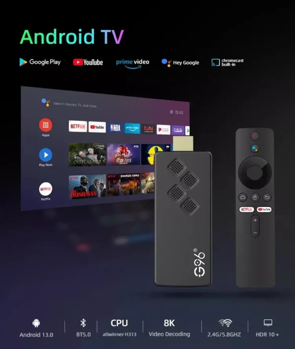 G96 8k Android13.0 TV Stick - Image 2